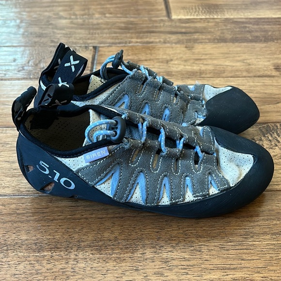 Five Ten 5.10 Siren Women's Rock Climbing Shoes All Around Speed Lace Size 7.5 - Picture 10 of 10